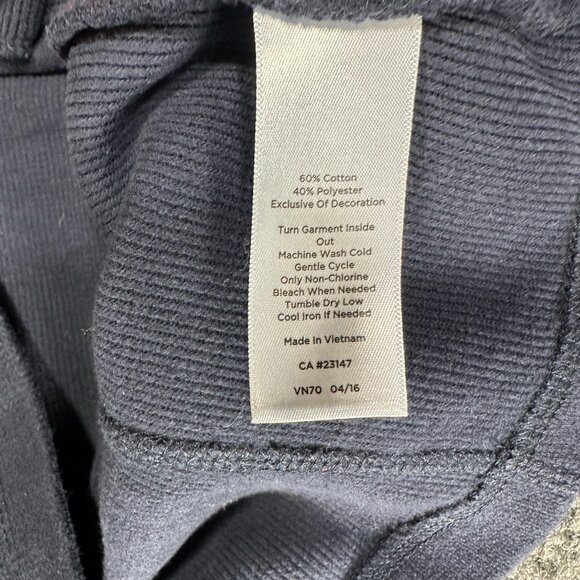 T by Talbots Jacket Womens P Full Zip Blue Knit Pockets - Picture 5 of 7